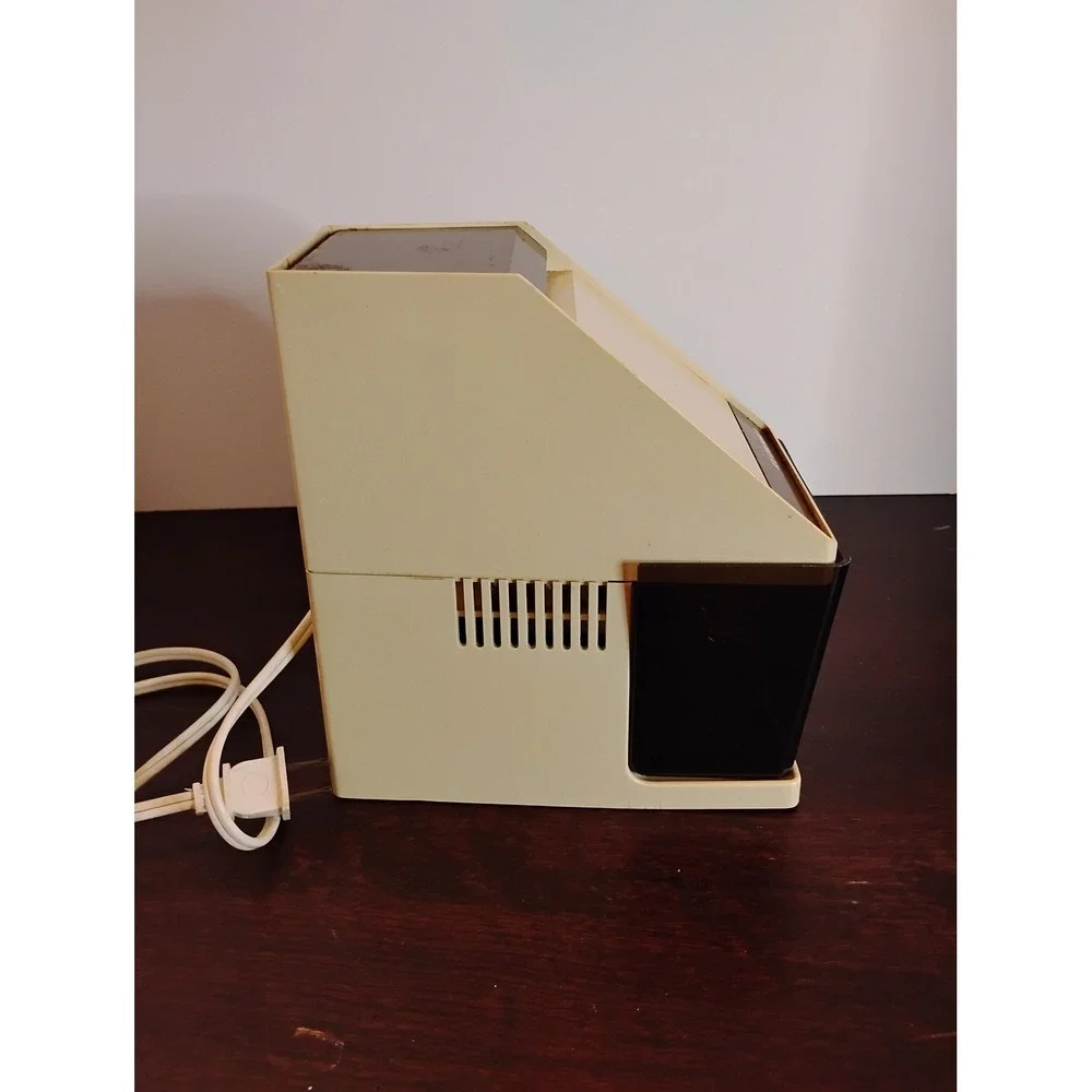 Vintage Rival Ice Crusher Model 840/1 Electric Countertop Cream Brown Retro Bar